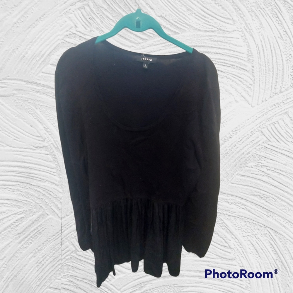 Torrid Black Babydoll Sweater